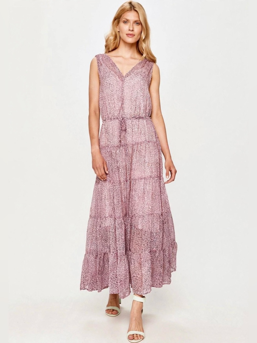 DKNY SHIFT TIERED MAXI DRESS, SZ XS, NWT